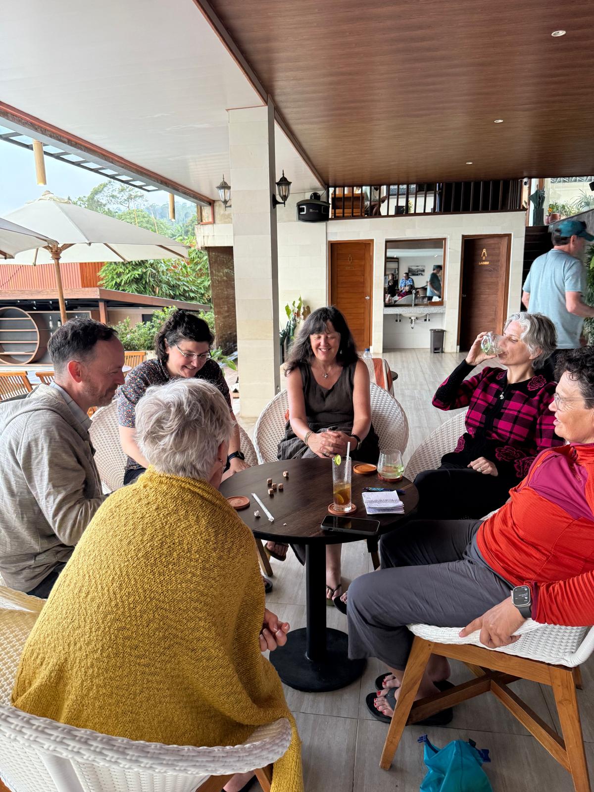 Grupo americano de retiro en Bali organizado por Indonuka