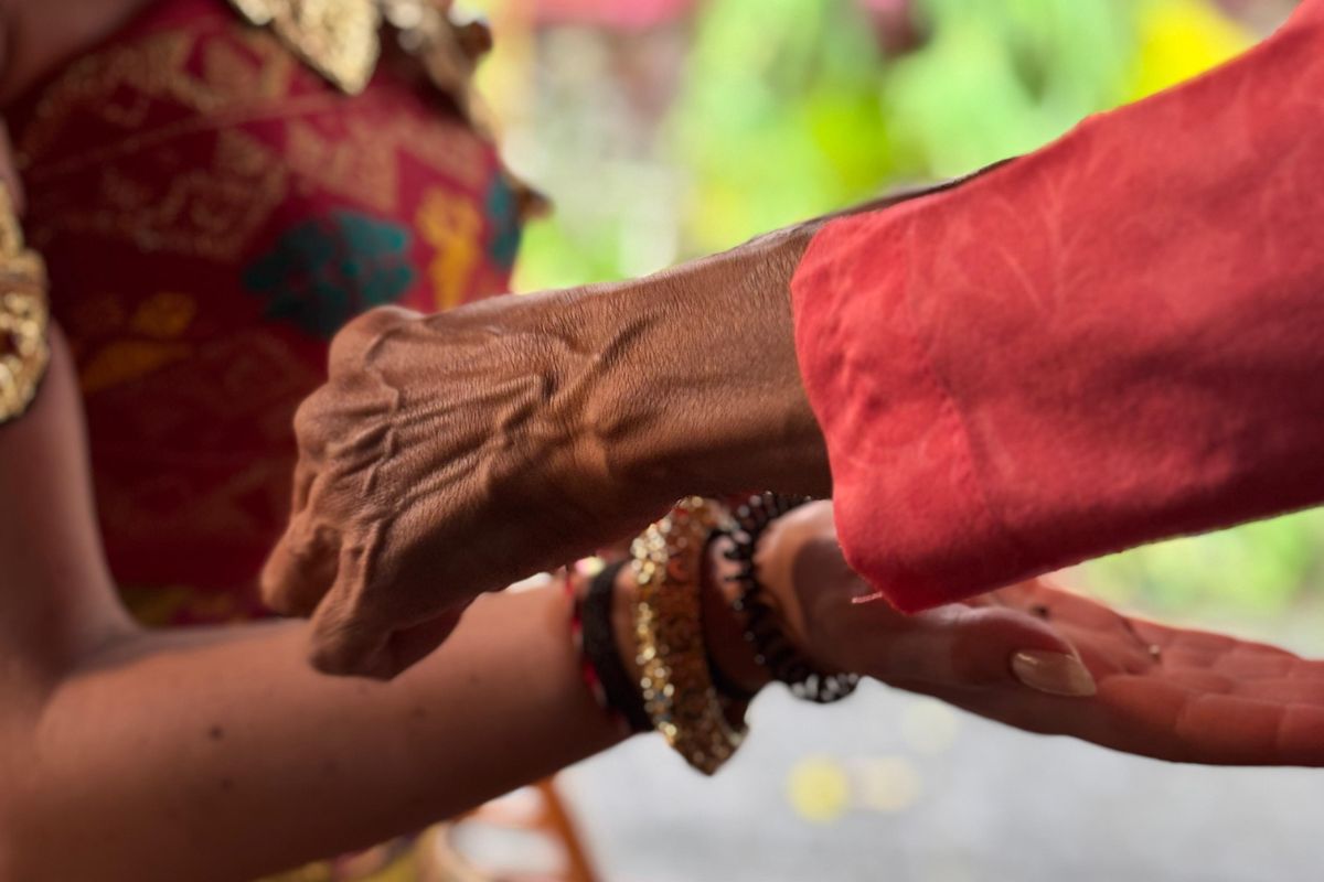 Preparativos para un retiro en Bali